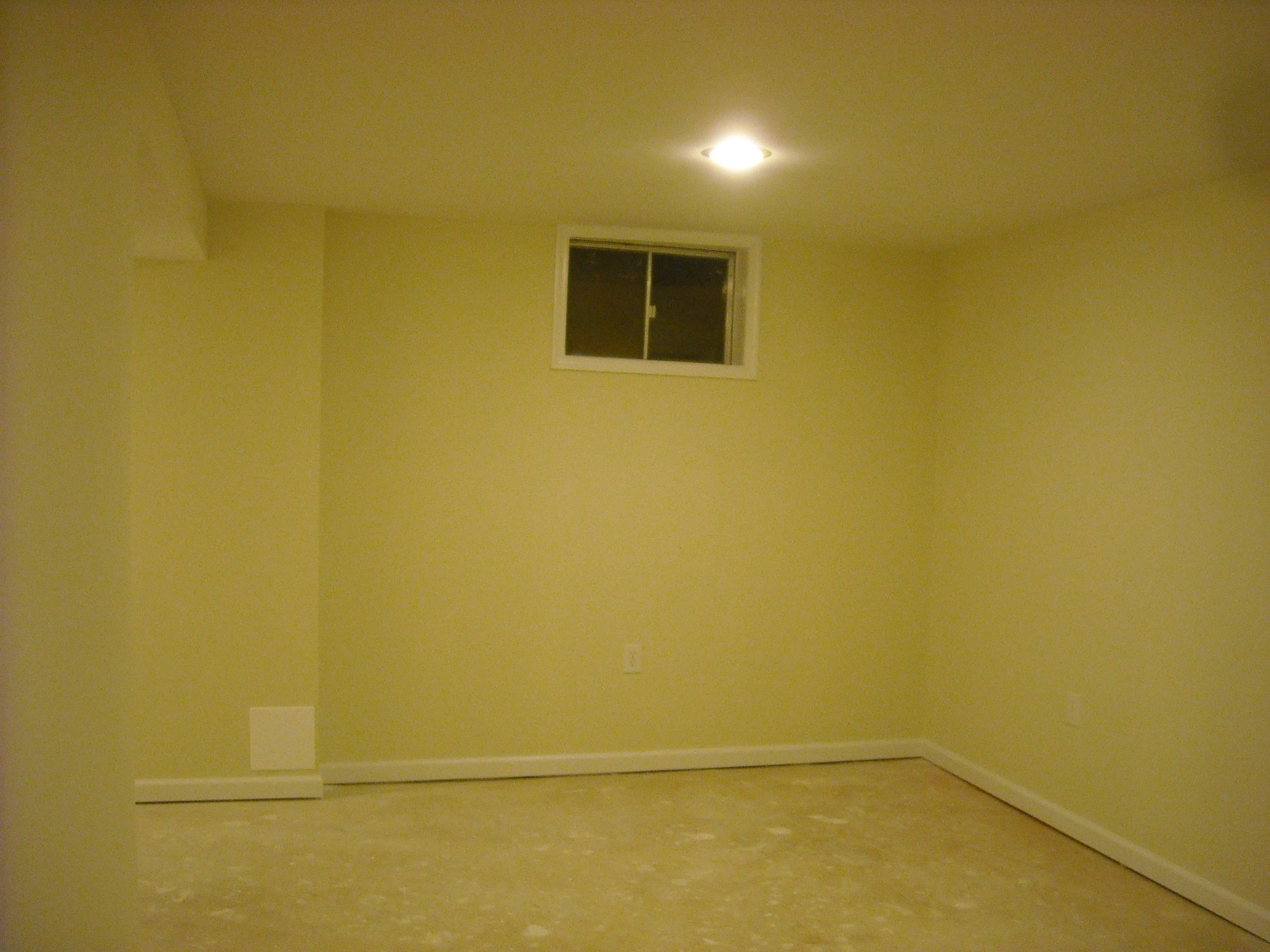 Basement with standing shower after image 3