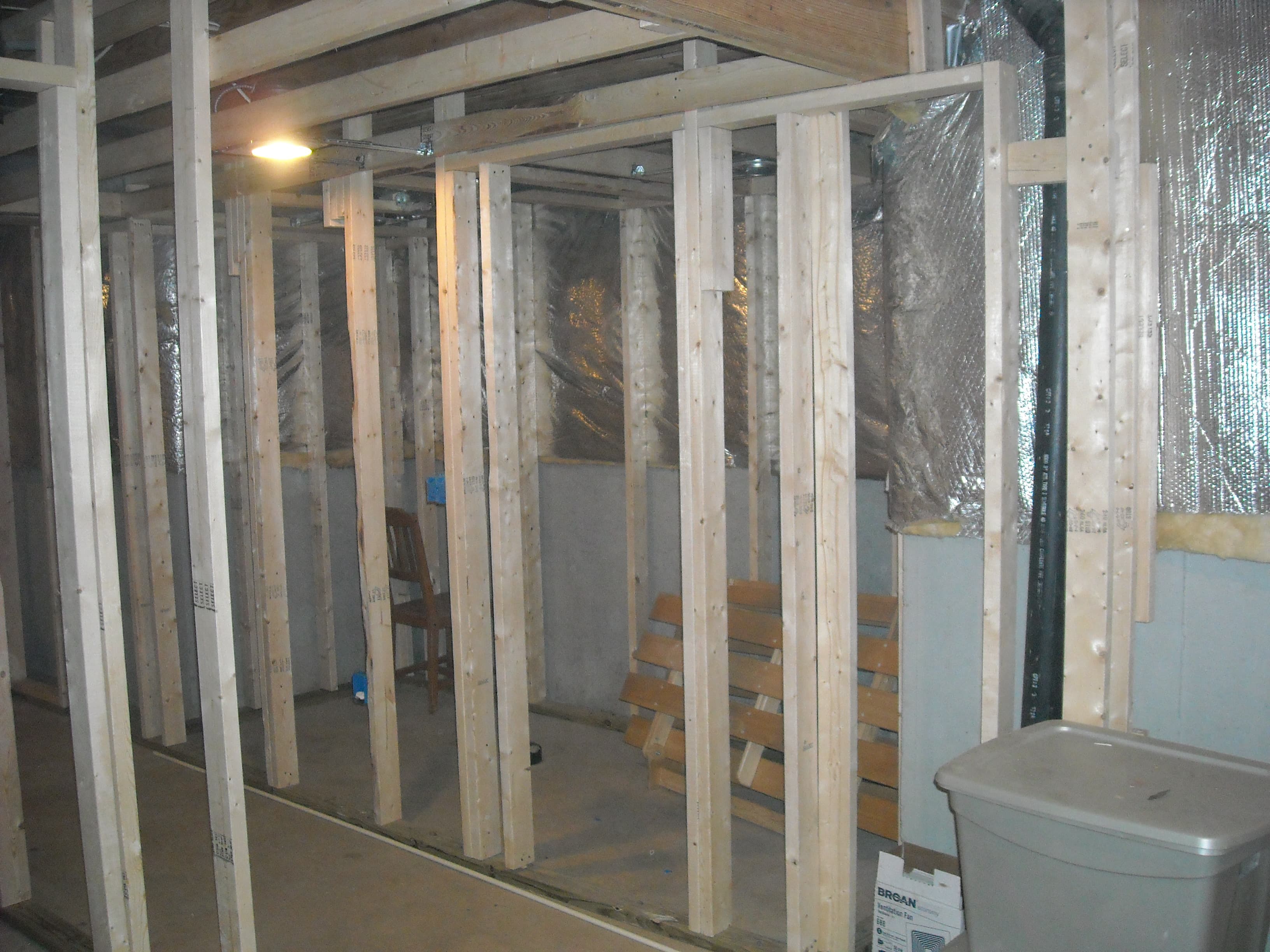 Basement with standing shower before image 3