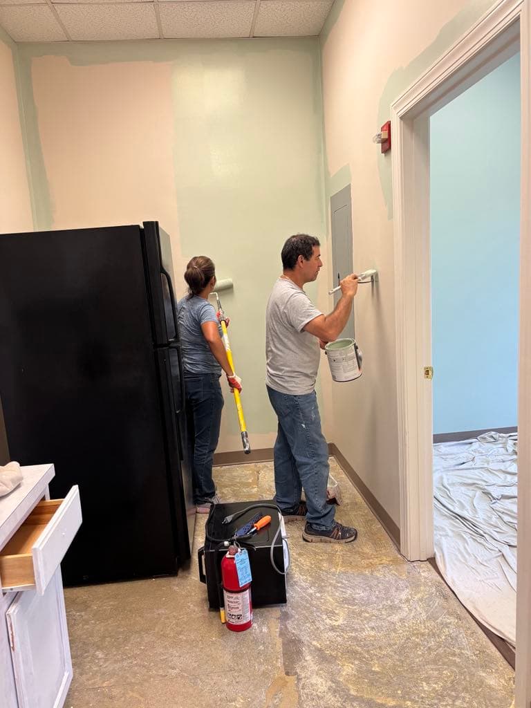 House painting before image 1