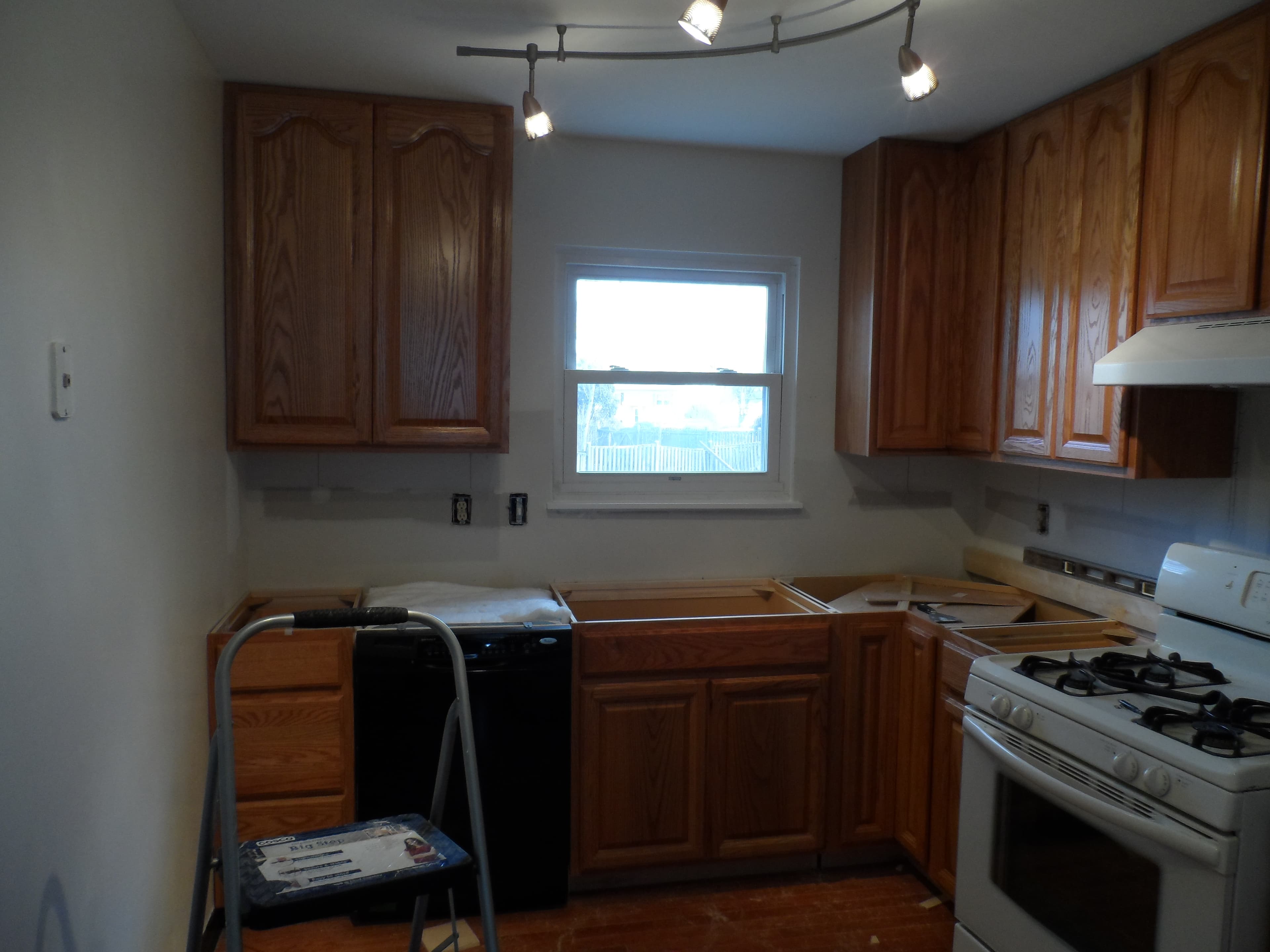 Installation of new kitchen cabinets after image 2