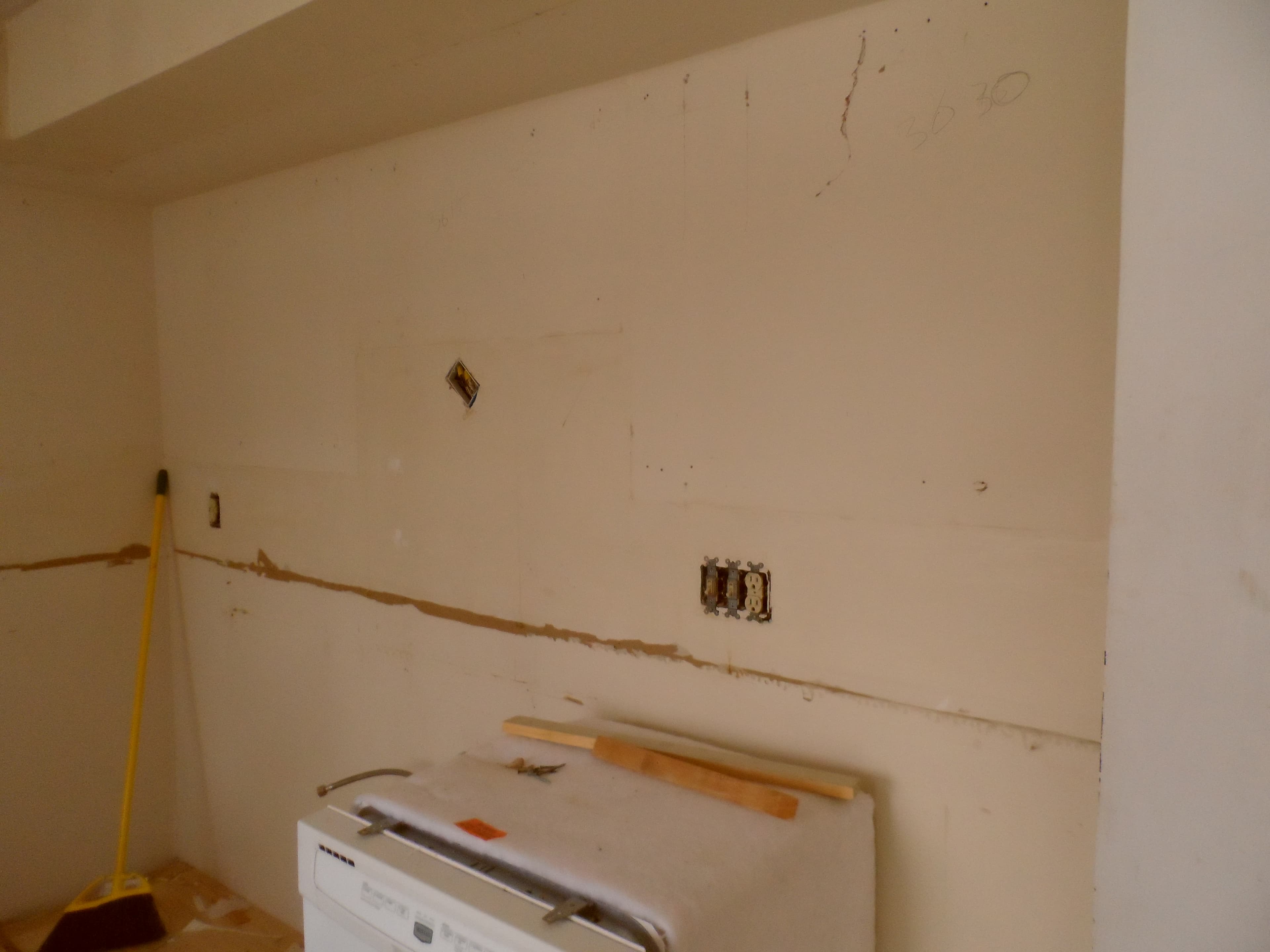 Kitchen cabinets additional before image