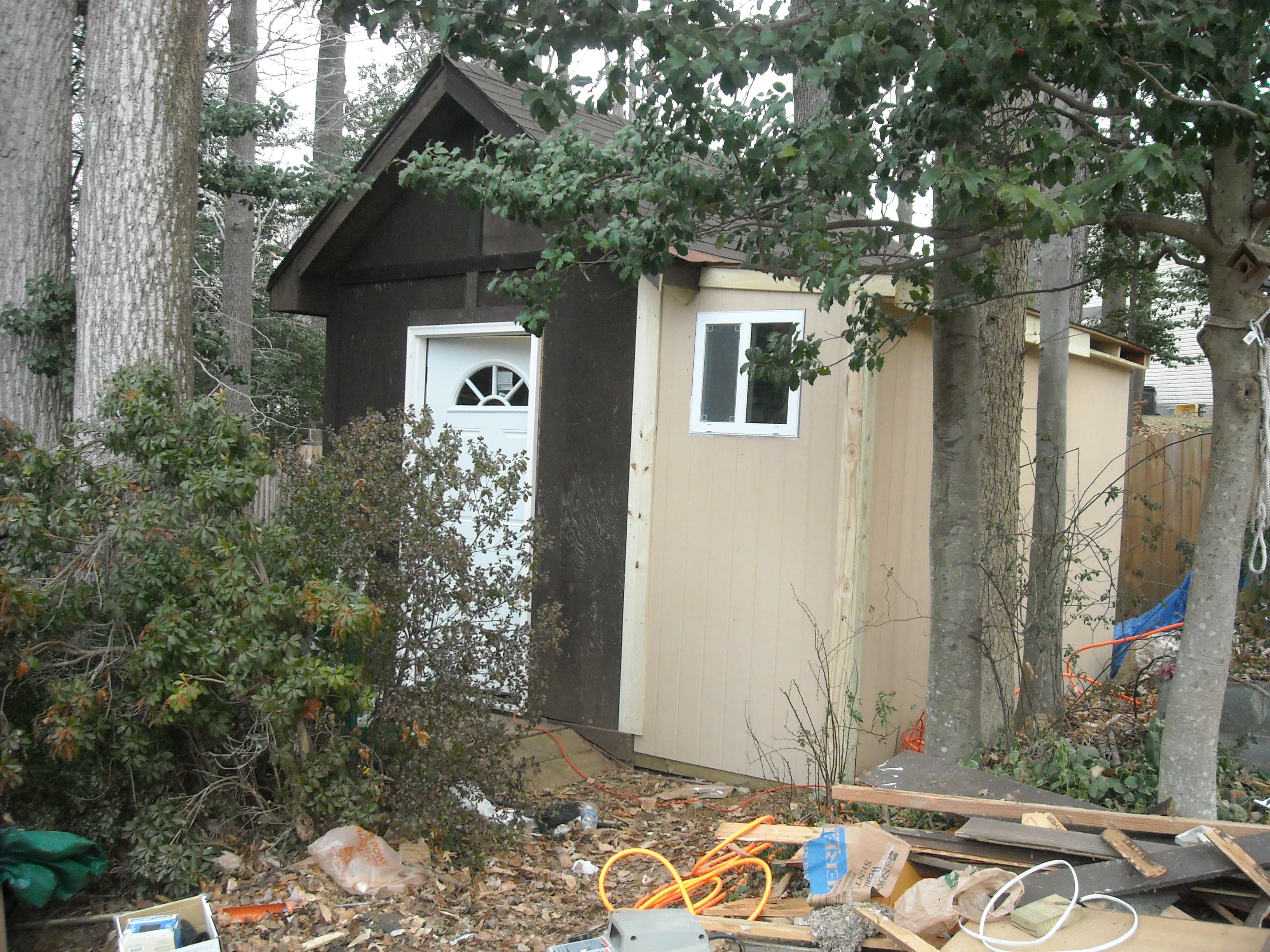 Shed extension additional after image 1