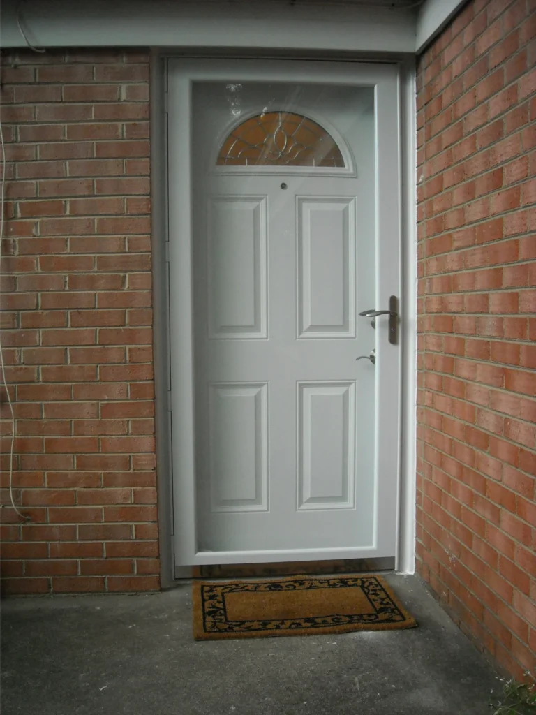 4 Finished installation of new front exterior door